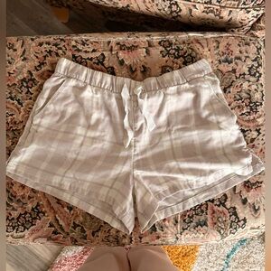 Abercrombie & Fitch Cream Sleepwear Shorts